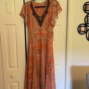Reba Island Voyage Multi Print Dress